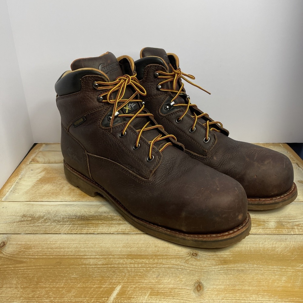 Chippewa ‎ Serious Plus 6" Waterproof Composite Toe Work Boots 13 D Leather